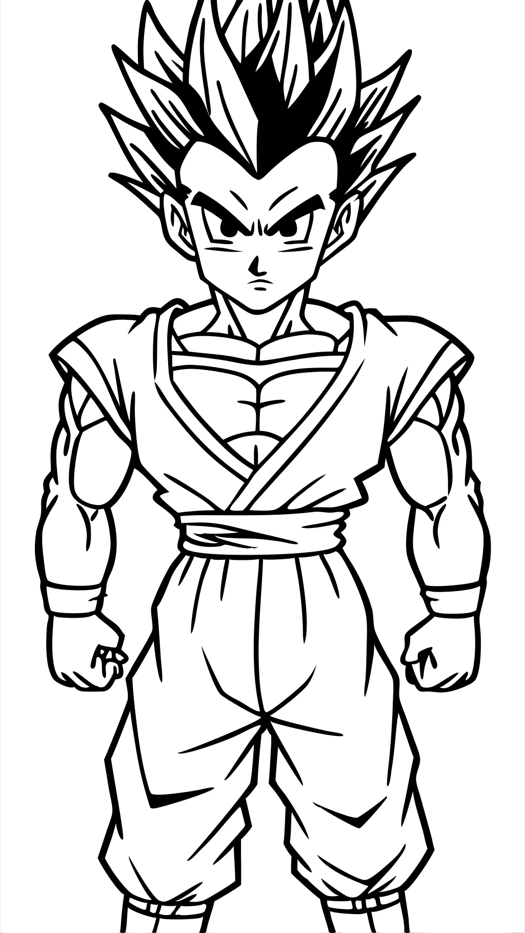 Páginas para colorear de Gohan Beast